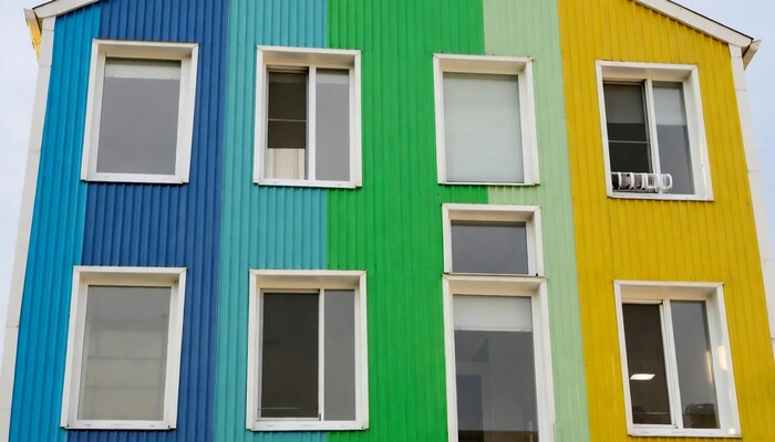 نقاشی ساختمان در تهران با طراحی رنگی