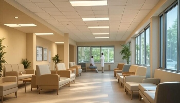 طراحی و بازسازی محیط مطب بزرگ 