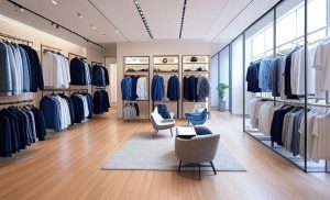 بازسازی مزون و فروشگاه لباس مردانه در تهران