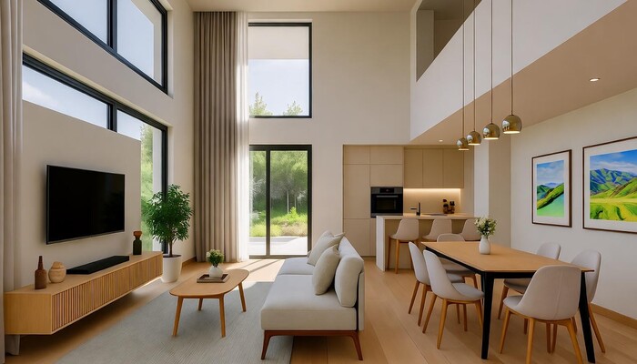 طراحی داخلی ویلا مدرن در تهران