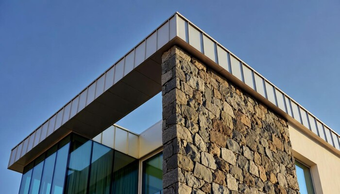 بازسازی نما ویلا مدرن در تهران